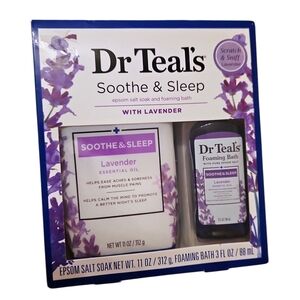 Dr. Teal's Lavender Soothe & Sleep Bath Set, NWT!